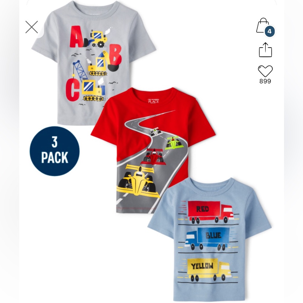 NEW Children’s Place Shirt set 12-18m